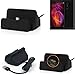 Produktbild K-S-Trade Dockingstation für Xiaomi Redmi Note 4 Docking Station Micro USB Tisch Lade Dock Ladegerät Charger inkl. Kabel zum Laden und Synchronisieren, schwarz