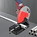 2800W Metal Cutting Chop Saw Heavy-Duty Electric Cut Off Machine with, 3900RPM Steel Cutting Tool 0-45° Adjustable Angle for Rebar, Angle Steel, Hollow Pipe (Not for Stainless Steel)