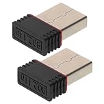 Veemoon 2pcs Usb Wifi for Desktop Network Card Wireless Usb Adapter for Laptop Fast Connection Reliable Signal Reception