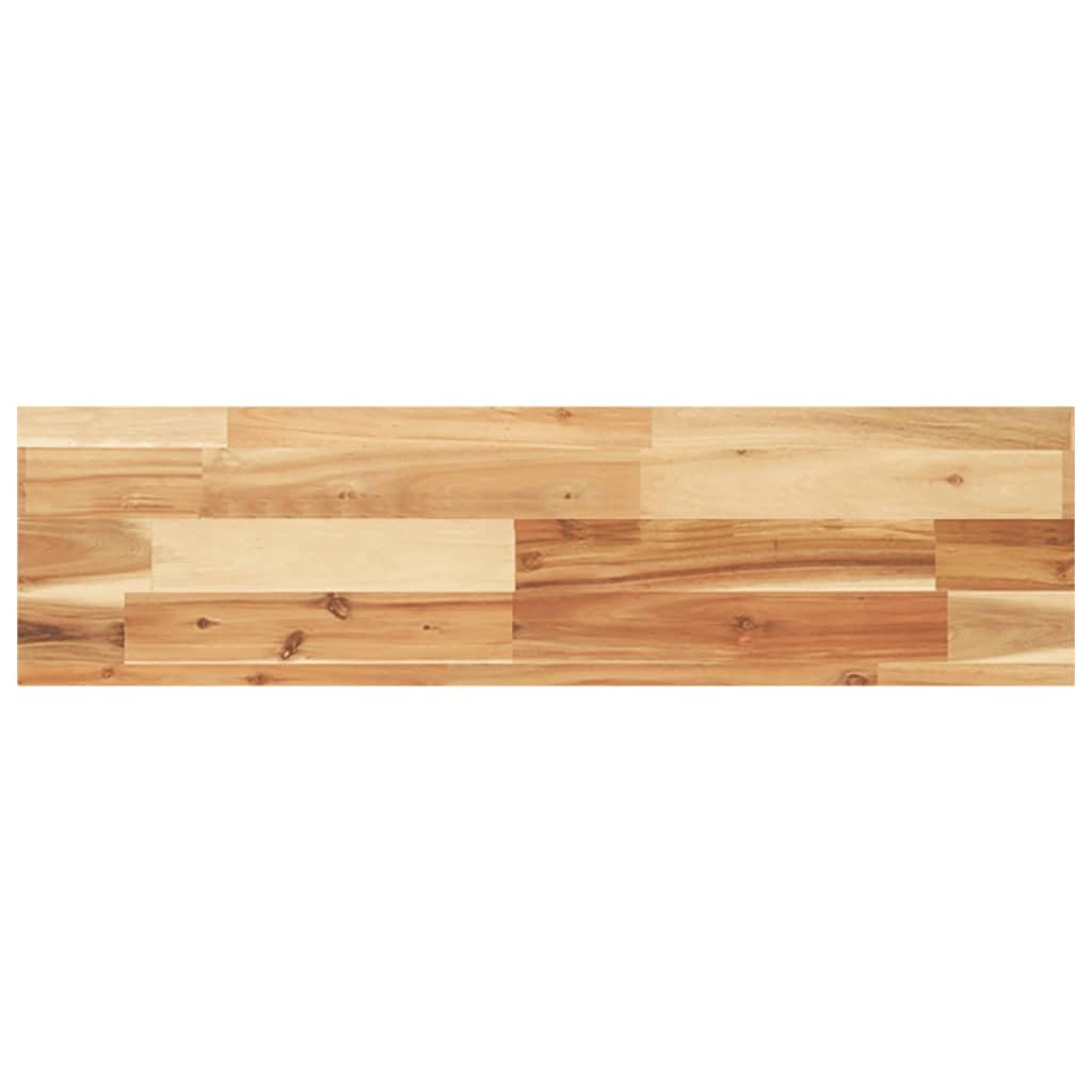vidaXL Piano per Tavolo 80x20x4cm Rettangolare Legno Massello Acacia, piano tavolo di ricambio, piano tavolo rettangolare, piano tavolino da salotto