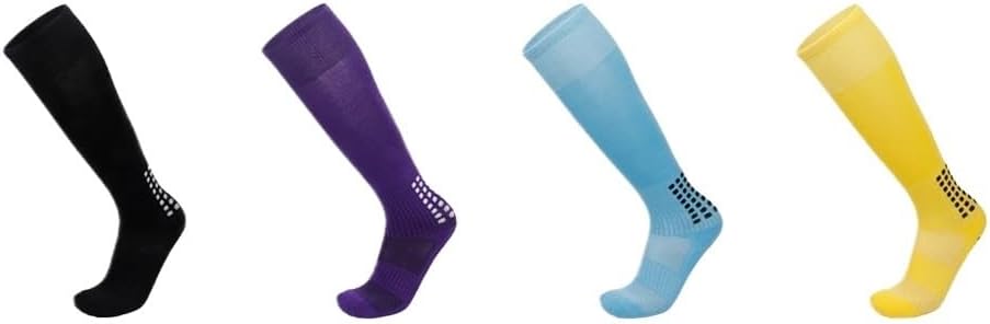 JSEIAJB High Tube Football Socks with Thickened Towel Bottom for Adult Outdoor Sports Socks