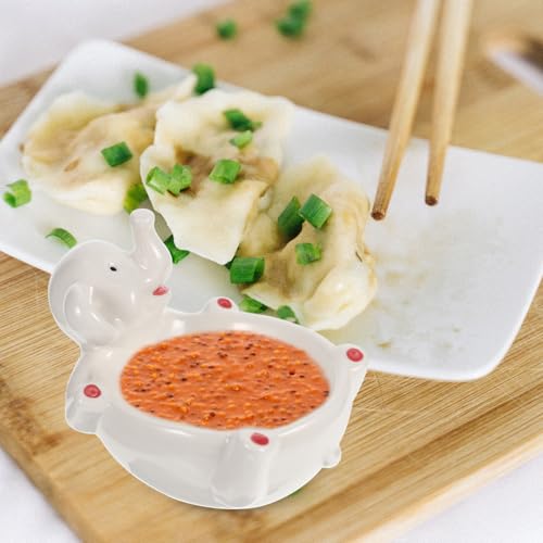 Petite assiette à condiments pour éviter les taches de sauce sur la table - 5