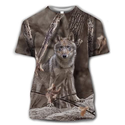 T-shirt camouflage 3D anti-frottement coupe unisexe été Ha-51308 S