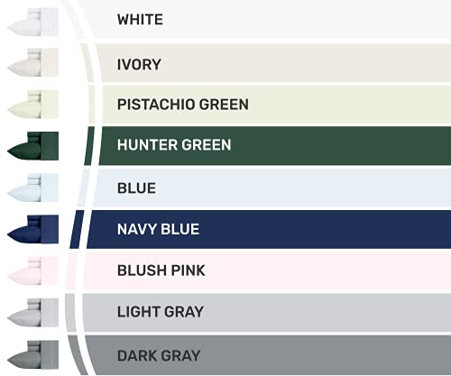 Sleep Mantra 100% Organic Cotton Bed Sheet Set - Crisp And Cooling Percale Weave, Soft Breathable, Eco-Friendly, 4 Piece Bedding Set, Deep Pocket With All-Around Elastic, (King, Pure White) #TOP2