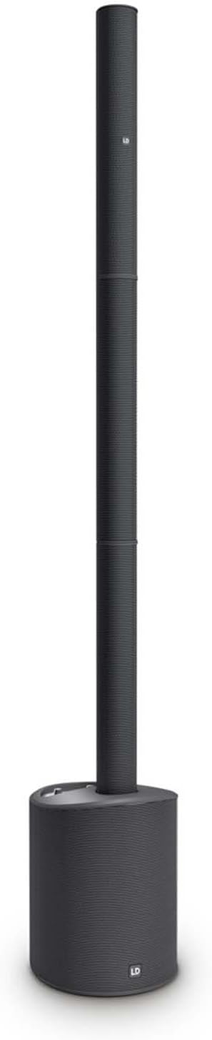 LD Systems Maui 5 GO 100 Ultra-Portable Battery-Powered Column PA System, Black