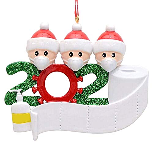 Decdeal Adornos Árbol Navidad Colgantes Muñeco de Nieve Decoración Colgante de Bricolaje Personalizados para Familiares Amigos Fiesta Adornos Navideños Manualidades
