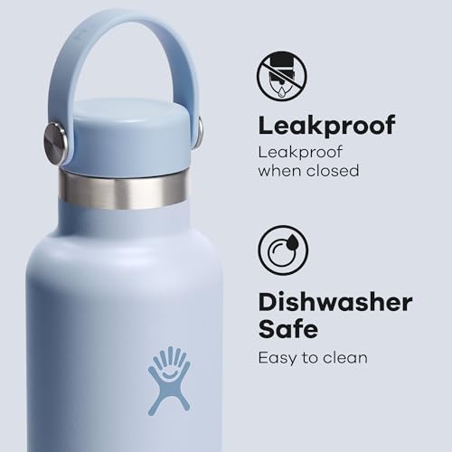 Image of Hydro Flask Water Bottle - Insulated Stainless Steel - Non Spill, Leakproof in 21 Oz Surf Blue