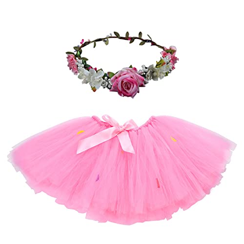 Jupe tutu LED fille avec paillette étoile pour danse et déguisement de carnaval