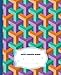 Produktbild Color Cube Composition Notebook: Wide Ruled Paper Notebook Journal