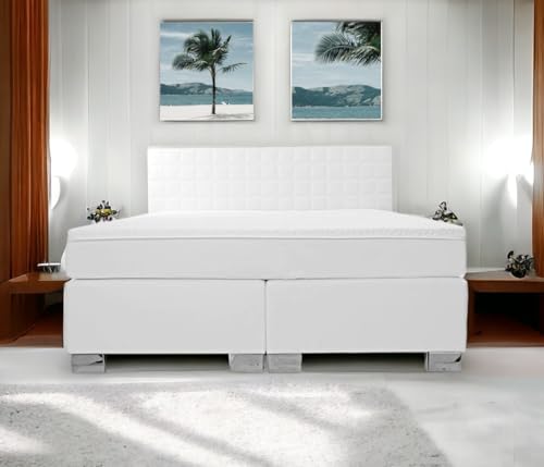 Charlottes Möbelkaufhaus ROM II Boxspringbett 160x200 Weiß
