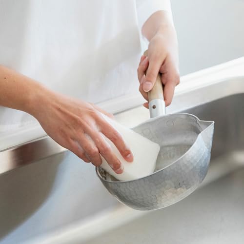Image of Kamenoko Sponge - White - Set of 3 - Kitchen Sponges for Cleaning Dishes and Pans - Odor-Resistant - Made in Japan