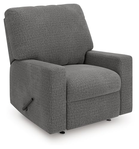 Signature Design by Ashley Seyler Lane Urban Rocking One Pull Recliner with Adjustable Backrest, Gray