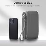 BRDRC Osmo Mobile 7P 8 Case, PU Leather Portable Storage OM 7P Case Travel Carrying Bag for DJI OM 7/7P/8 Gimbal Stabilizer for DJI Mic Mini Accessories - Image 3