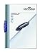 DURABLE SwingClip No-Punch Report Cover, Letter, Holds 30 Pages, Clear/Dark Blue, 5-Pack (226407)
