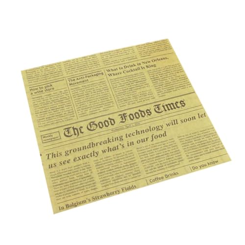 PRETYZOOM 50 Pcs Food Basket Liners Greaseproof Paper Food Basket Paper Liners Disposable