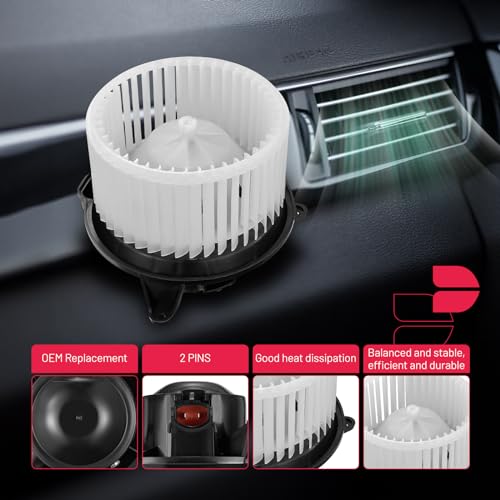 Image of BDFHYK AC Heater Blower Motor Fan 700139 Compatible with Lincoln Mark LT Navigator Expedition F-150,HVAC Blower Motor Assembly Replacement for PM9223 2C3Z19834AA 6L1Z19805B 2311632 FO3126125
