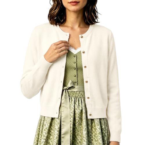 Women Cardigan Long Sleeve Button Down Knit Sweater Lightweight Fall Top - image 2