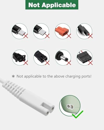 Caricatore a due pin per Waterpik Cordless Plus Water Flosser WP-450 WP-450W WP-450C WP-450EC