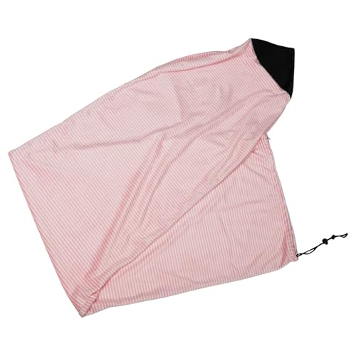 Healifty Housse pour Planche de Surf Imperméable et Rembourrée Paquet de Transport Ajustable 180X50 CM en Tissu Doux Rose et Blanc Protection Multi-Usage pour Surf Snowboard et