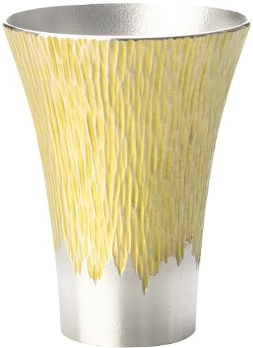 Osakasuzuki Guinomi, Pure Tin, Japanese Sake Ceremony, Handmade Sake Cup, Gift, Recommended for 30s and 40s, Mt. Fuji Blue Fug-b