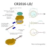 ViCep 5-Pack CR2016 CMOS Battery 3V Motherboard BIOS Batteries with 2 Wire Leads and SHR Connector for Computer Replacement - Image 7