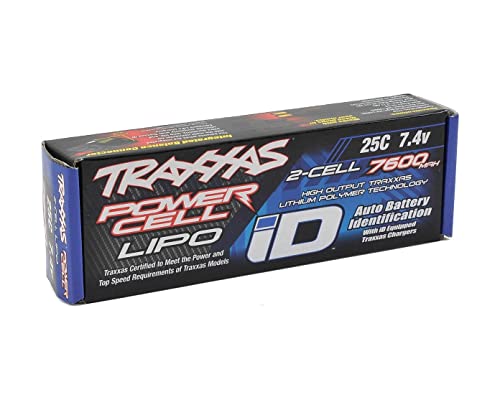 Ttraxxas 2S\"Power Celll\" 25C LiPoo BBattery w/iD Ttraxxas Connector (7.4V/7600mAh) TRA2869X 2869X - Thumbnail 2