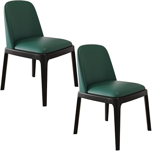 Miniatura 11 de YVYKFZD Juego de 2/4 sillas de comedor, sillas de comedor de madera, sillas de cocina tapizadas, silla de sala de estar sin brazos con respaldo