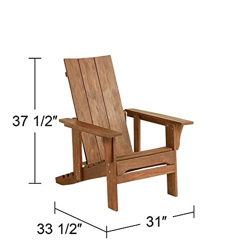 Teal Island Designs Aretha Modern Adirondack Adjustable Back Outdoor Chairs Set Of 2 #TOP2