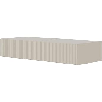 Selsey Veldio Console Table with Drawer Hanging Side Table 90 cm Entrance Table Console Dressing Table Gray Beige