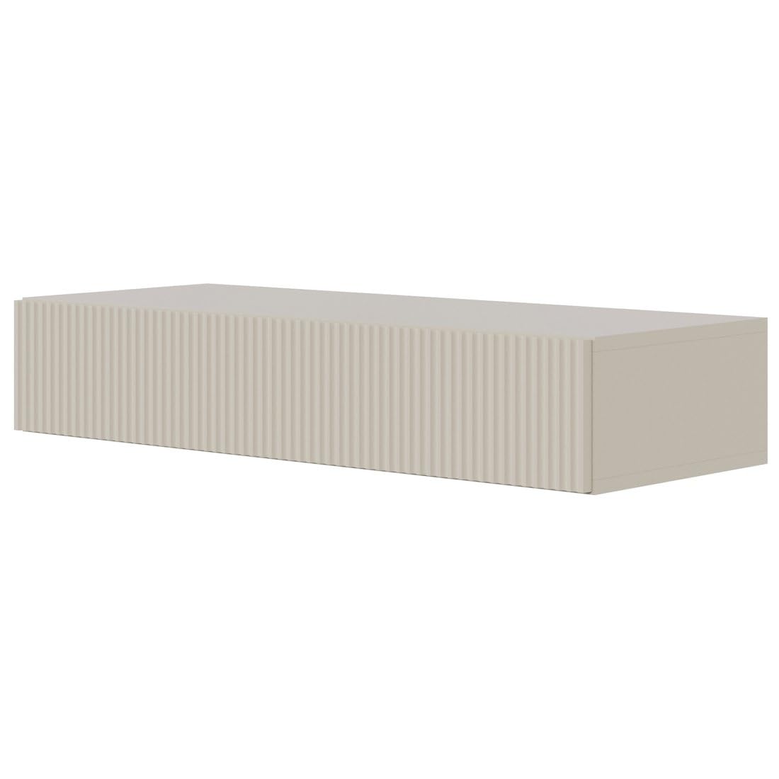 Selsey Konsolentisch Mit Schublade Hängend Beistelltisch 90 cm Eingangstisch Konsole Schminktisch Veldio Graubeige