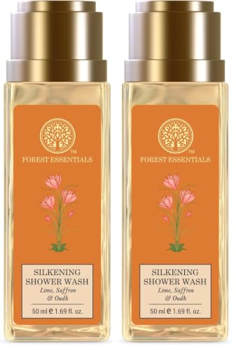 Image of Forest Essentials- Softens, Scents and Hydrates Skin- Shower Wash Lime Saffron Oudh||
