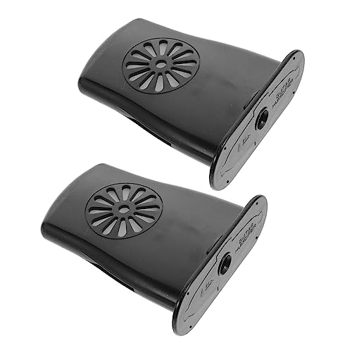 HAMPPLIES 2個ポータブル ギター加湿器 音孔用湿器 アコースティックギター用 ひび割れ防止 軽量プラスチック製 ガットバグやケースに便利