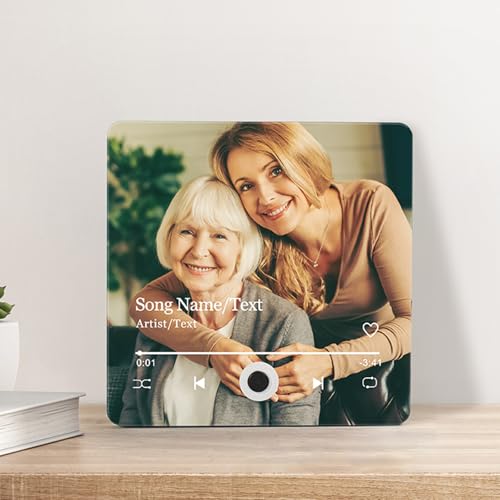 Imán musical personalizado para refrigerador con foto miniatura 1