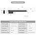 Justech 12V Heavy-Duty Linear Actuator 330LBS/1500N-12inch/300mm Silent IP65 Electric Actuator with Brackets for Electric Windows, RV Adjustments, Solar Trackers, Industrial Machinery