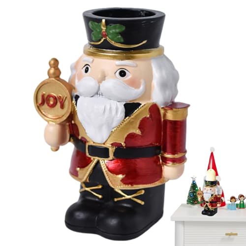 Nussknacker-Figuren, Kerzenständer, 9 x 5 x 7,5 x 13,5 cm,...