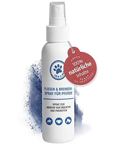 Fliegenspray für Pferde - Gegen Fliegen & Bremsen - Das Spray Für Pferd & Hund & Reiter Der Bremsenschutz Ist Dank Hocheffektiver Pflanzlicher Wirkungsverstärker Sehr Ergiebig & Hochwirksam Cover
