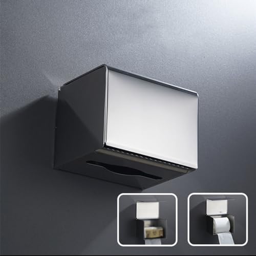 Porte-rouleau de papier hôtelier en inox brossé de qualité supérieure