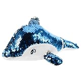 Adorable dauphin en peluche : ce dauphin en peluche est compact et ne prend pas beaucoup de place. il est idéal pour de nombreux usages