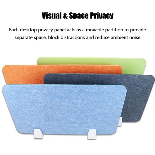 Cloison de bureau debout de 30 cm | Panneau de confidentialité isolant pour poste de travail - 6