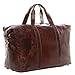 Produktbild SID & VAIN Reisetasche echt Leder Chester XL groß Sporttasche groß Weekender Ledertasche Herren 56 cm braun