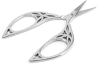 Leaf Shape Scissors, Vintage Stainless Steel Sewing Scissors Classic Cutting DIY Craft Tool for Sewing Craft Office Classroom (#3)