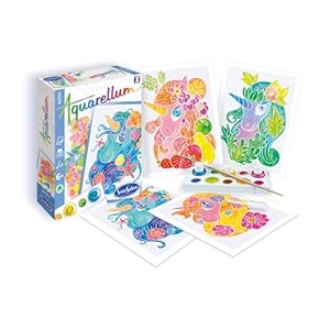 Sentosphere Aquarellum 3906006 Einhorn-Malset für Kinder