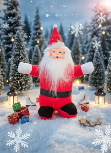 Image of Santa Claus Soft Toy | Plush Santa Claus Soft Toy | Stuffed Santa Clause | Perfect for Holiday Decor and Christmas Gifting | F | PoPo Toys