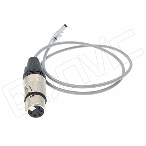 Cable premium de audio 5 pines a XLR ángulo recto para Arri Alexa Mini 2