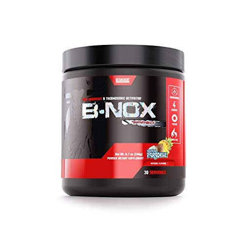 Betancourt Nutrition B-Nox Pre Workout Thermogenic Activator | L-Carnitine, Beta Alanine | Endurance & Lean Muscle Gains | 30 Servings (Tropical Paradise) #TOP6