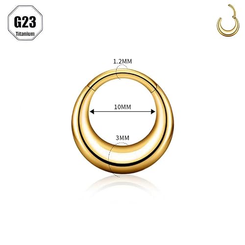 Daith Piercing Jewelry Earrings for Women Cartilage Helix Hypoallergenic — view 4