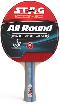 Stag Control Racket Buy STAG ICONIC All Round Table Tennis Racket | 6 Ply Plywood Blade | 3 ...