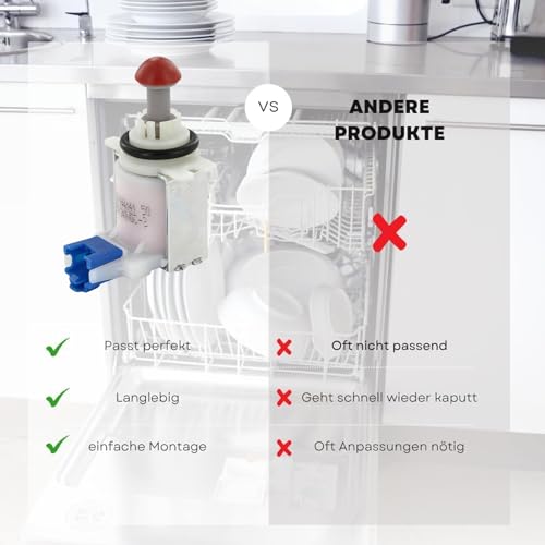 Vanne de vidange magnétique électrovanne pour lave-vaisselle 11033896