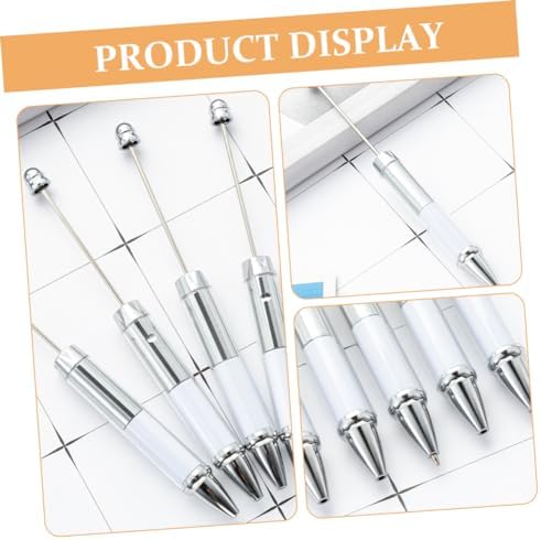 NUOBESTY 5 adet inci tükenmez kalem, yaratıcı ve taşınabilir yazı gereçleri, çok fonksiyonlu el işi kalemleri, okul ihtiyaçları için, benzersiz boncuklu kalem - Görsel 7