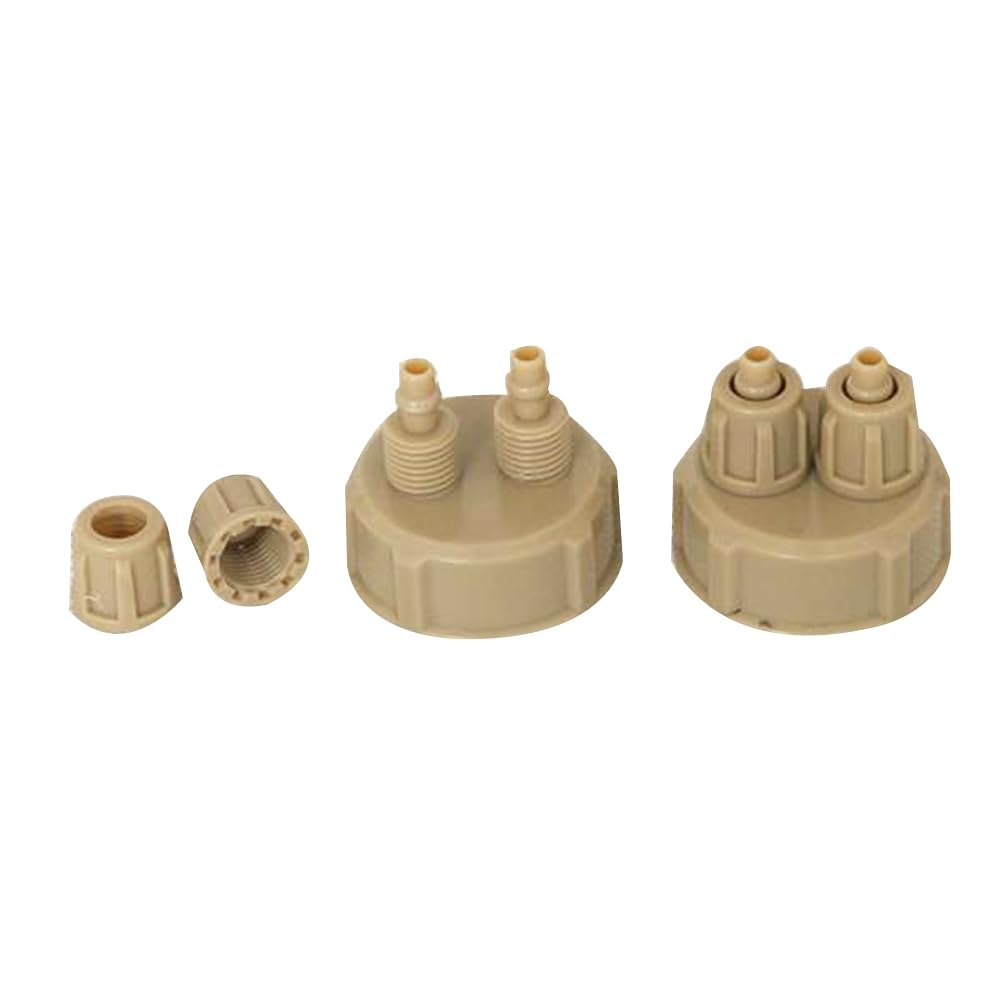 Lanlousy Aquarium CO2 Systeem Generator Flessendop CO2 Generator Fles Cap Snelle Schroefdop Soda Fles Cap Aquarium Levende Plant DIY Air Diffuser Generator Tool Kooldioxide Reactor
